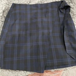 Express plaid skirt